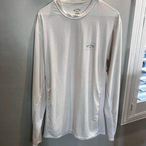 Billabong White Long Sleeve Tee with Signature Style